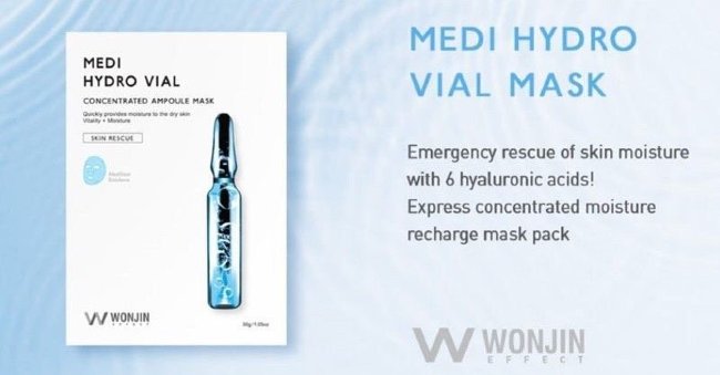 Увлажняющая маска для лица Wonjin Effect MEDI Hydro Vial