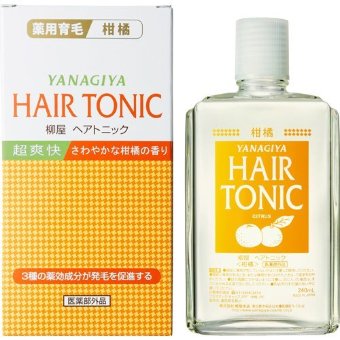 Лечебный тоник для роста волос  экстрактом цитрусов Hair Tonic Yanagiya,240мл