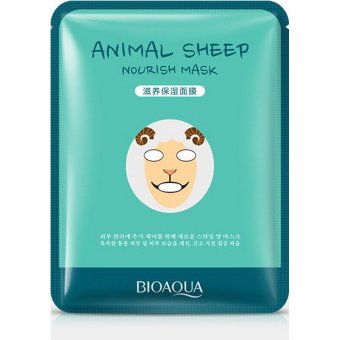 BIOAQUA Тканевая Маска для лица Animal Face Sheep 30 g.