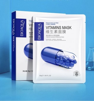 Bio Освежающая и восстанавливающая маска для лица Vitamins