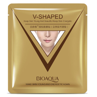 BioAqua V-Shaped Экспресс-лифтинг маска для омоложения лица и шеи